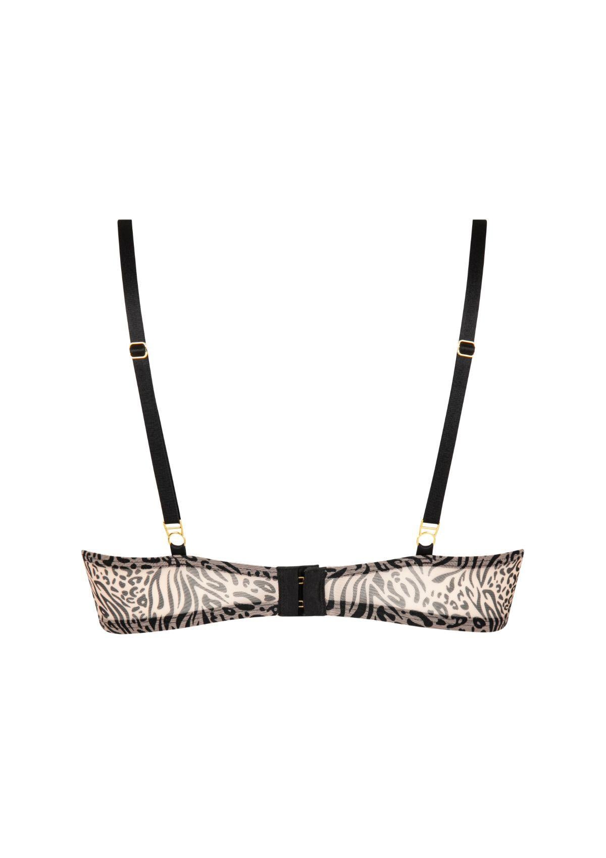 Underwired triangle bra Caresse Féline